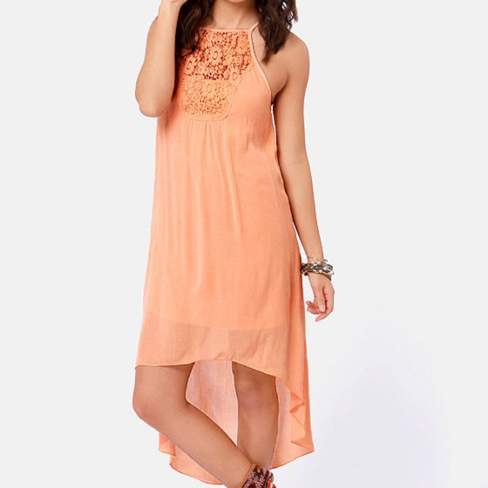 Peach sundress